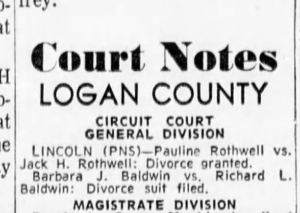 Clipping from The Pantagraph